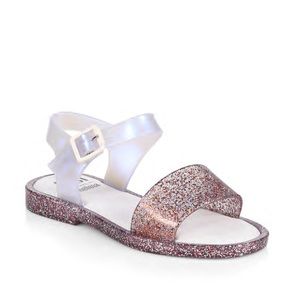 Girl’s Mel Mar Glitter Resin Sandals